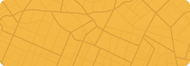 Road lines on a map